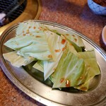 Nyori Yoi - 野菜焼き単品のキャベツ