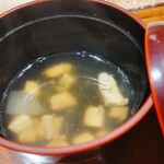 鮨 龍いち - 鮪の味噌汁
