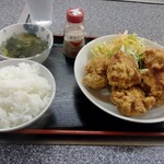 明輝園 - 唐揚げ定食