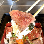 焼肉 蔵人 - 黒毛和牛のステーキはとても柔らかく繊細で飲めるかも❓❗️