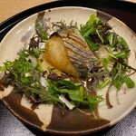 和ごころ 泉 - 焼物　鰆のサラダ仕立て