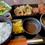 金牛 - 焼肉とヒレカツ定食