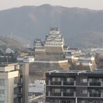 ホテルモントレ姫路 - ビュッフェ会場から見える姫路城
