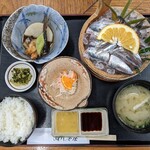 漁亭いわし茶屋 - いわし刺身定食 1,400円