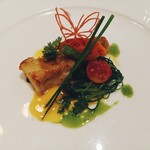 箱根ハイランドホテル　ラ・フォーレ - 本日の魚介(ニベ)と野菜