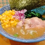 横浜ラーメン 北村家 - 麦味噌ラーメン（¥850）