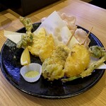 すし辰 - 春野菜の天ぷら盛り合わせ
