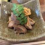 來輪 - 鳥肝煮　盛り付けが綺麗ですね