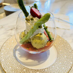 ピエール・エルメ・パリ Aoyama - クープ グラッセ フレーズ エ ピスターシュ