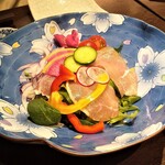 肉割烹 英 - 生ハムサラダ