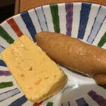 Kidu No Kou Chan - からのまさかのいなり寿司と卵焼き、卵焼きは焼きたてですって。凄いー作り置きじゃないー。ホカホカで甘い卵焼き。でも、お腹いっぱい(*°∀、°*)