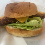 caffe e cane - フィッシュバーガー うまうま◎