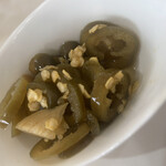 caffe e cane - ハラペーニョのピクルス頂きました。