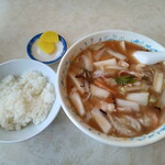 入船食堂 - チャンポンメン+めし(小)