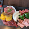 焼肉 ザ・ゴッドタン - ゴッド盛り　¥5060 税込  ゴッドバラ、ゴッドロース、ゴッドハラミ、ゴッドタン