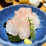 Kameshichi Sushi - 平目の薄造り