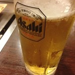 Okonomiyaki Kiraku - お疲れ様のごほうビール♪