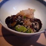 酒庵 田なか - がんもを割ってみました！