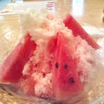 フルーツパーラーゴトー - 2013.7月西瓜かき氷