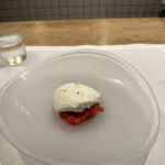 シャントレル - ❾クレームダンジュ、女峰のスムージー。