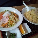 福味軒 - 130715　カニチャーハン＆海鮮冷麺