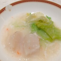 筑紫樓 銀座店 - ホタテ貝と野菜の蟹ソースかけ