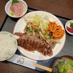 たき肉 居酒屋 和っしょい - ◆「B級グルメ漢の牛焼き定食」