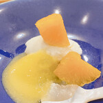 蕎麦割烹  倉田 - バニラアイス　＆　せとかみかん