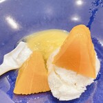 蕎麦割烹  倉田 - バニラアイス　＆　せとかみかん