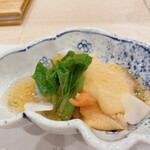 蕎麦割烹  倉田 - 毛蟹、赤貝、針魚