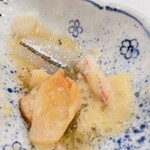 蕎麦割烹  倉田 - 毛蟹　赤貝　針魚