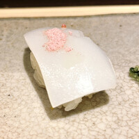 すし岩瀬 - 墨烏賊　桜塩