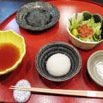 天ぷら わかやま - 【New!】このほか、ご飯、赤だし、漬物が出てきます