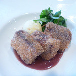 じん市 - 赤ワイン漬け黒毛和牛のカツ