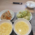 中国料理 唐苑 - 本日のスープ＆副菜＆お粥(食べ放題)