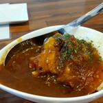 灼味噌らーめん 八堂八 - ランチセット 1100円、この日は味噌らーめんとミニカレー(豚)になります