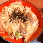 そば切り よし庵 - 親子丼セット＋蕎麦大盛り
1000円＋250円