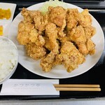 かつかつ亭 - 唐揚げ定食（大）