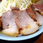 ラーメン 盛太郎 - チャーシュー麺（野菜マシマシ、ニンニク、薄味）950円