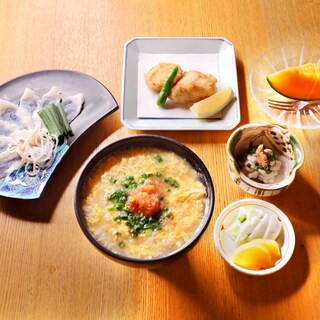 《贅沢ふぐ・すっぽん・鰻ランチ》と《甘味》