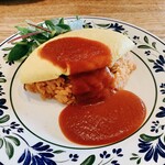 シェ クープル - プレーンオムレツライス