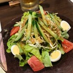 居酒屋 丸奄 - '23/03/24 野菜サラダ（税込480円）