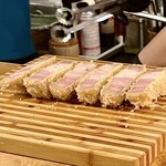 とんかつ 乃ぐち - お肉のミルフィーユ〜