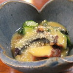 一休 - タコ、わかめ、胡瓜の酢味噌あえ＾＾　ええなほっとする味＾＾