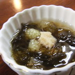 一休 - もずくに焼き茄子が入ってます　これ真似しょう＾＾