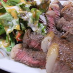 一休 - 牛ロース焼き　おろしポン酢で頂きます＾＾