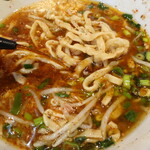 ラーメン二郎 - 赤酢投入～♪