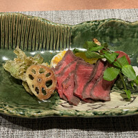 懐食みちば - 和牛もも肉の釜焼き