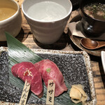 松阪牛WHAT'S - 肉寿司と牛テールスープ