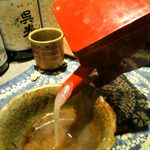 手打ちそば 星 - 蕎麦湯